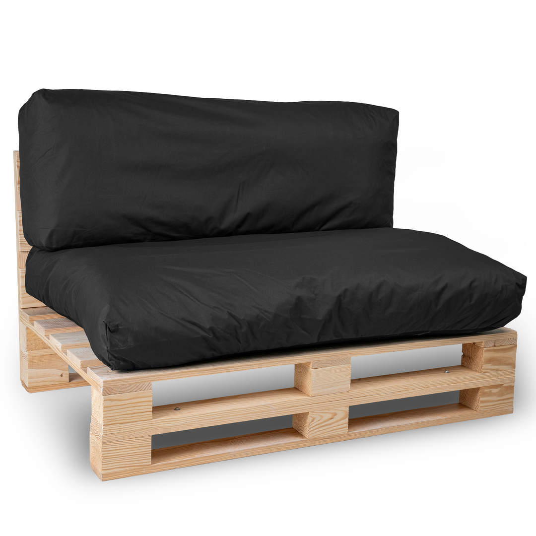 Waterafstotende palletkussens met afneembare hoes - SET