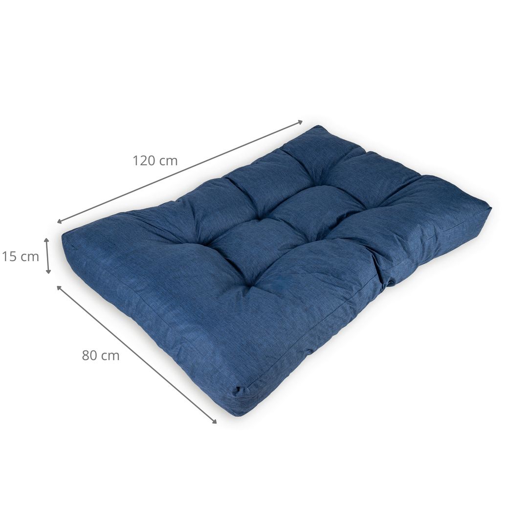 Losse palletkussenzitting - 120x80x15 cm