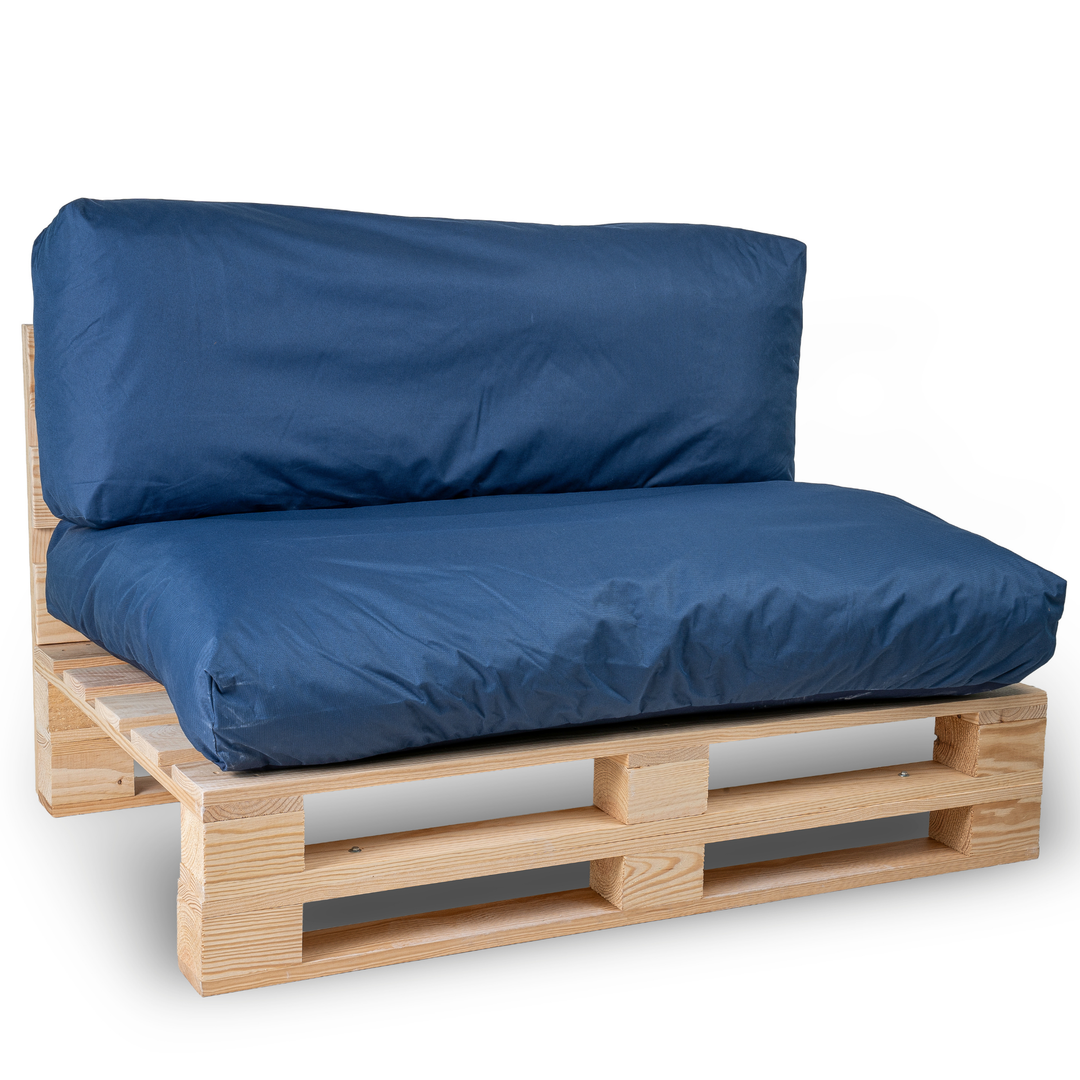 Waterafstotende palletkussens met afneembare hoes - SET