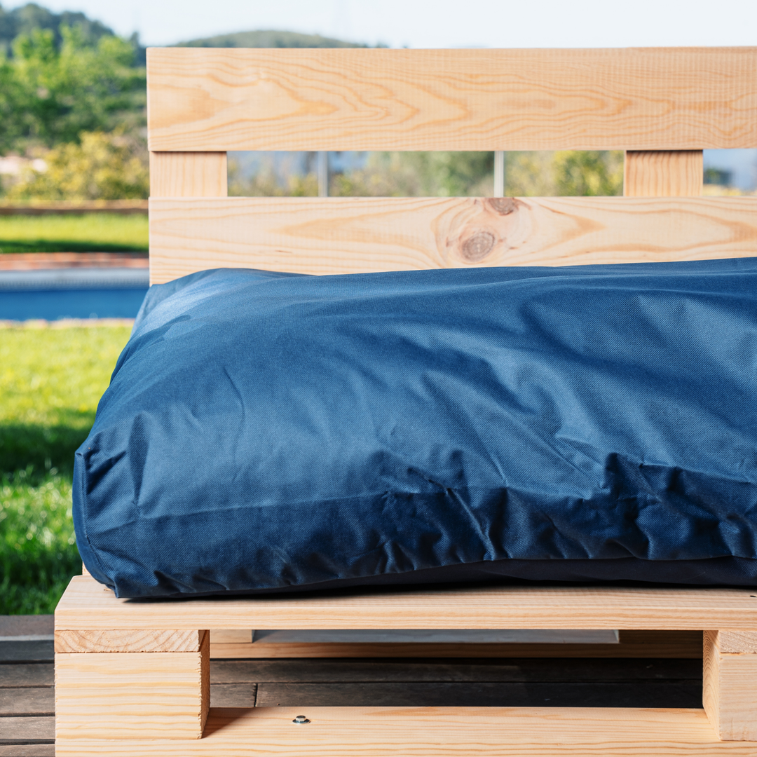 Waterafstotende palletkussens met afneembare hoes - SET