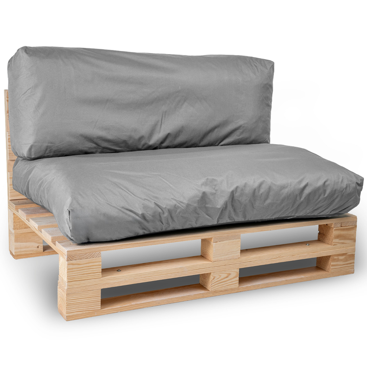 Waterafstotende palletkussens met afneembare hoes - SET