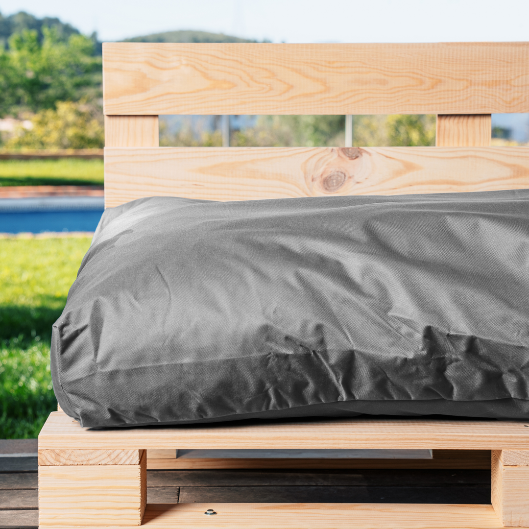 Waterafstotende palletkussens met afneembare hoes - SET