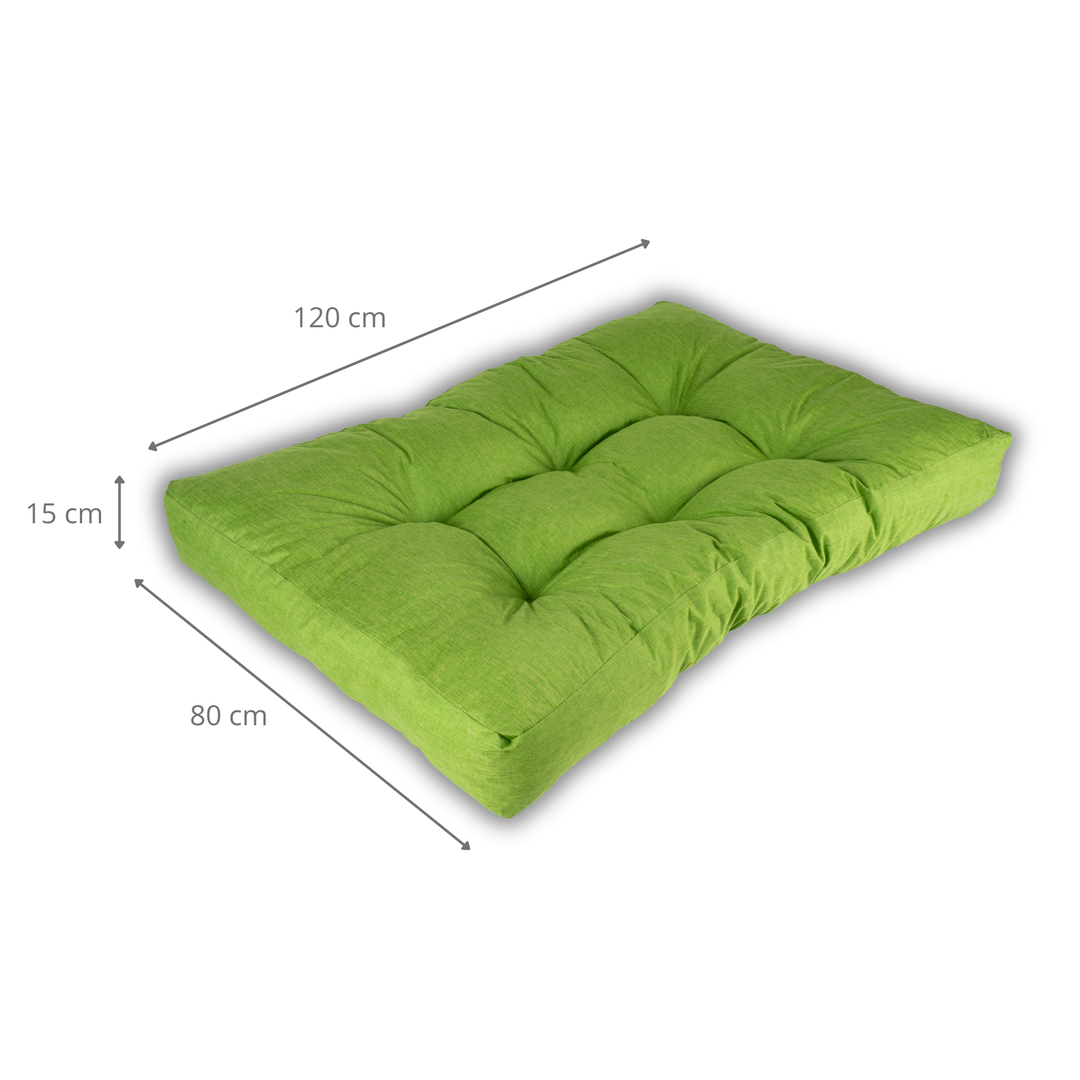 Losse palletkussenzitting - 120x80x15 cm