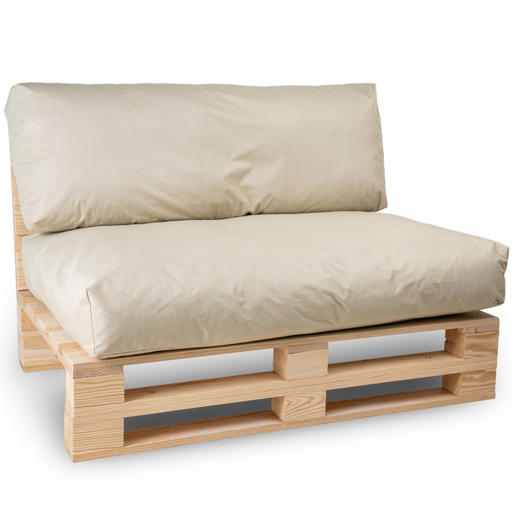 Waterafstotende palletkussens met afneembare hoes - SET