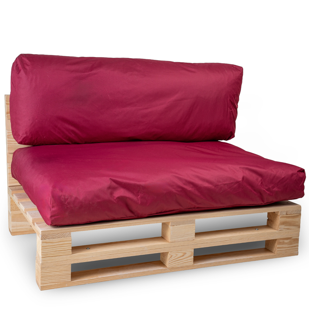Waterafstotende palletkussens met afneembare hoes - SET