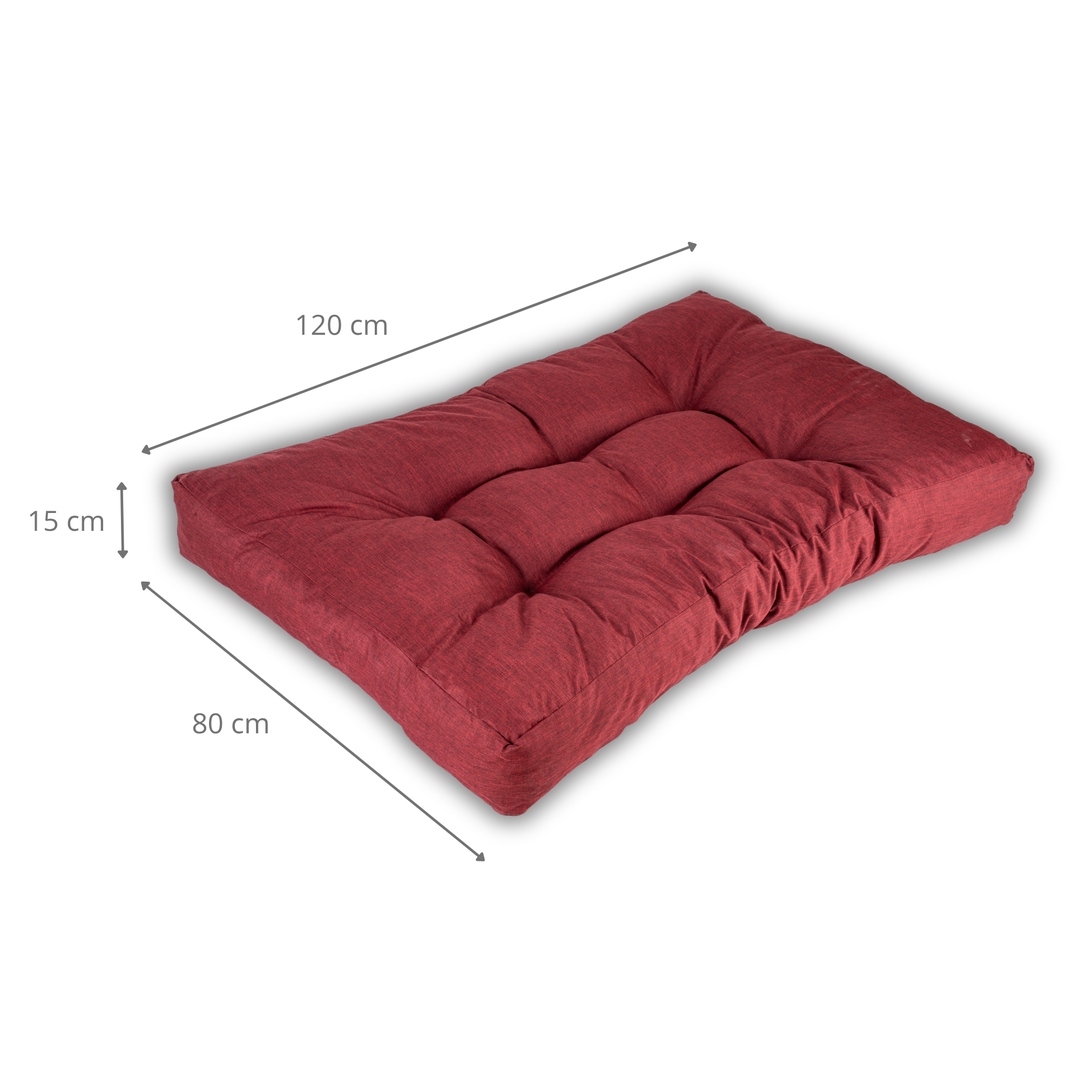 Losse palletkussenzitting - 120x80x15 cm
