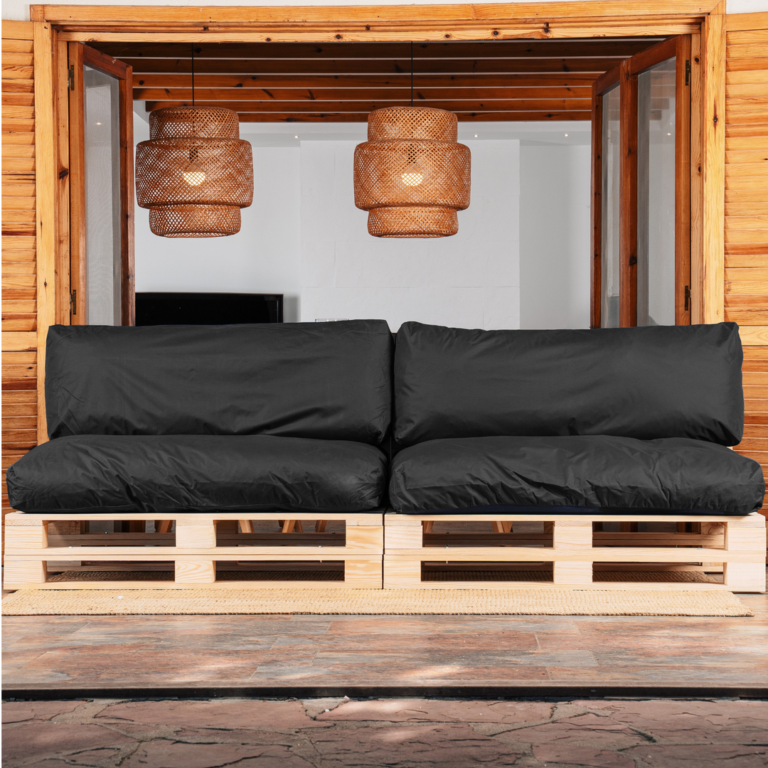 Waterdichte afneembare palletkussens - SET VAN 2