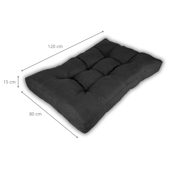 Losse palletkussenzitting - 120x80x15 cm
