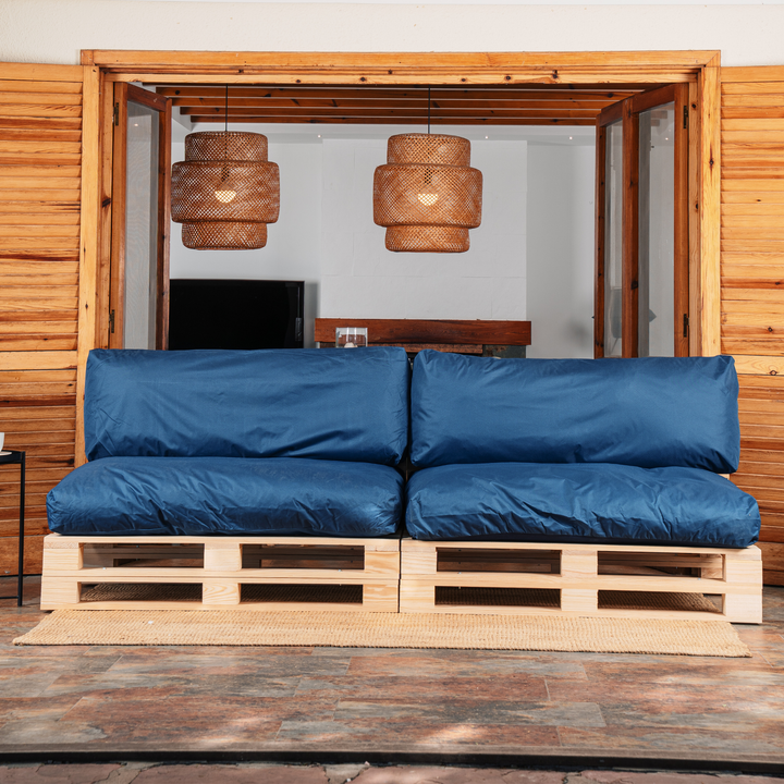 Waterdichte afneembare palletkussens - SET VAN 2