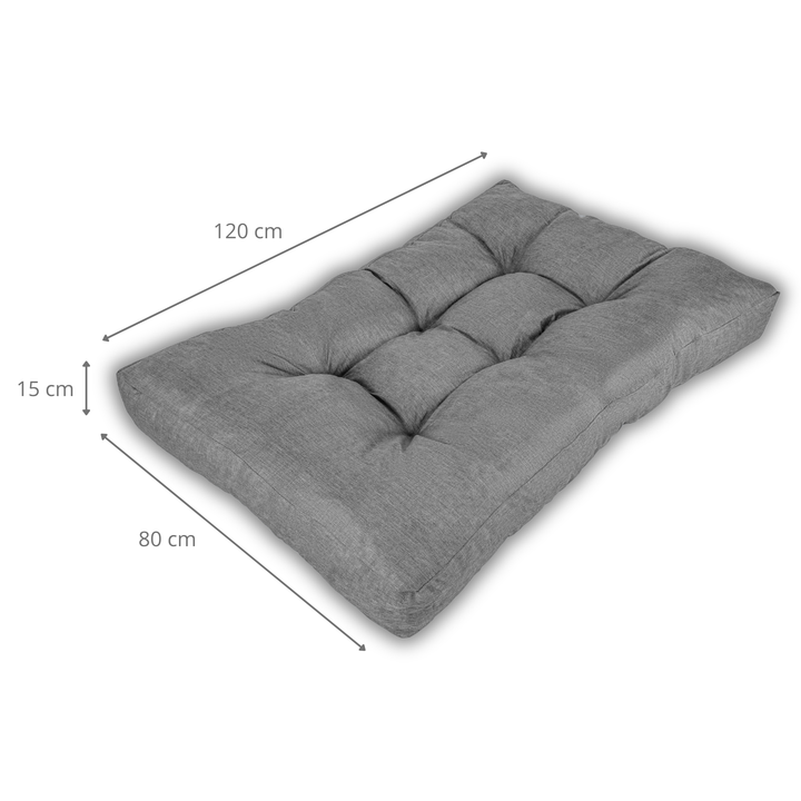 Losse palletkussenzitting - 120x80x15 cm