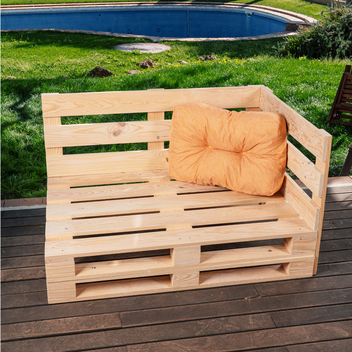 Palletkussen - Hoek 60x40 cm