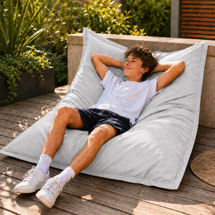 Waterafstotende Outdoor Poef Afneembare Hoes UV-bestendig - 120x160 Cm
