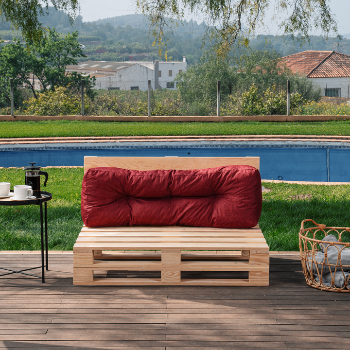 Alleen rugkussen voor pallet - 120x40x15 cm