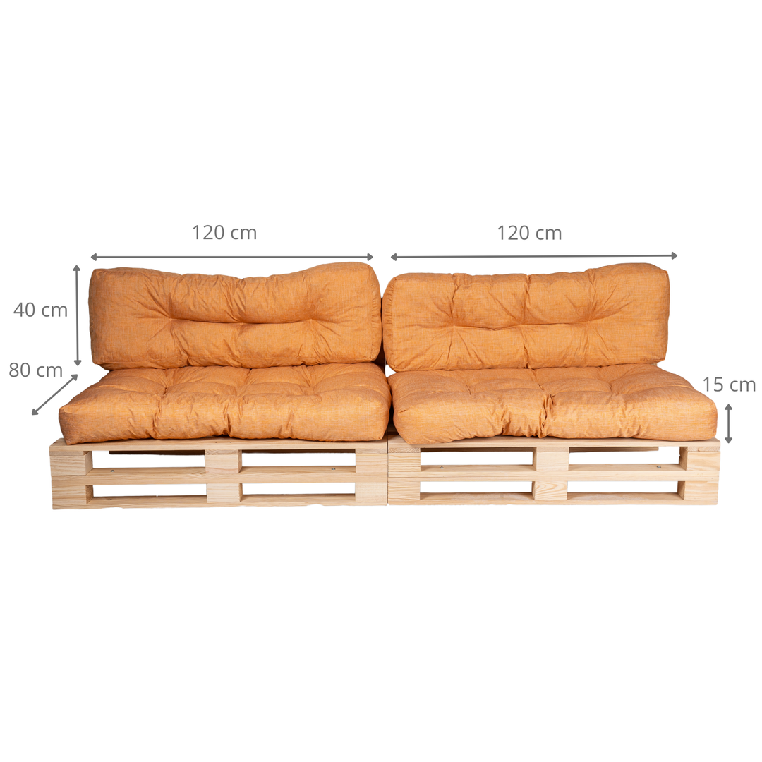 Palletkussen - SET VAN 2