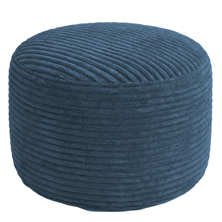 Voetensteun met afneembare hoes van corduroy - 50 x 30 cm