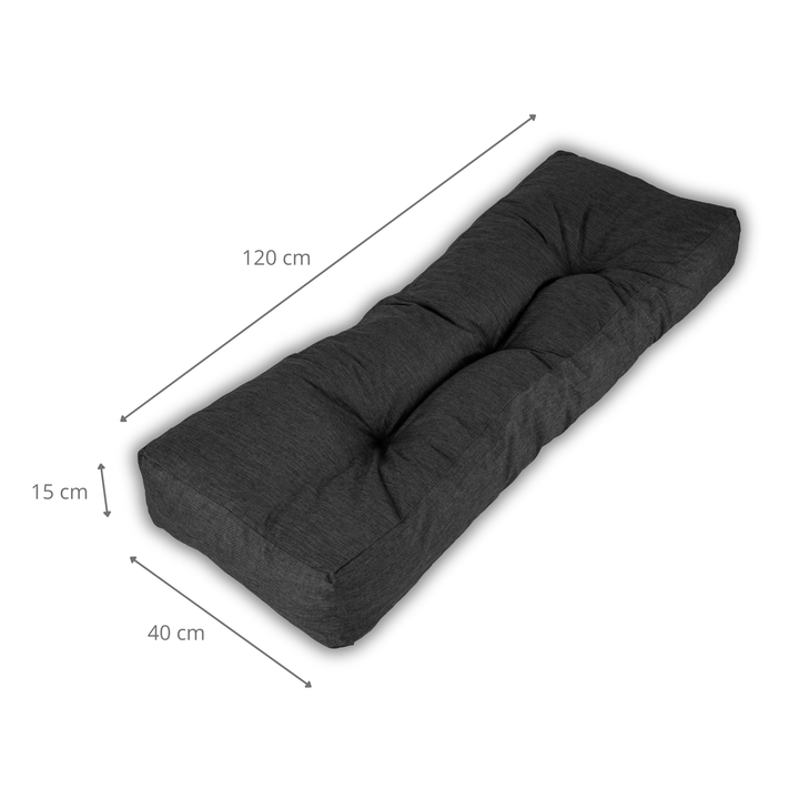 Alleen rugkussen voor pallet - 120x40x15 cm