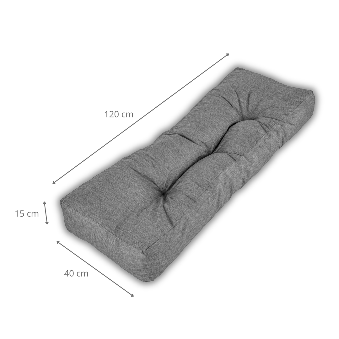 Alleen rugkussen voor pallet - 120x40x15 cm