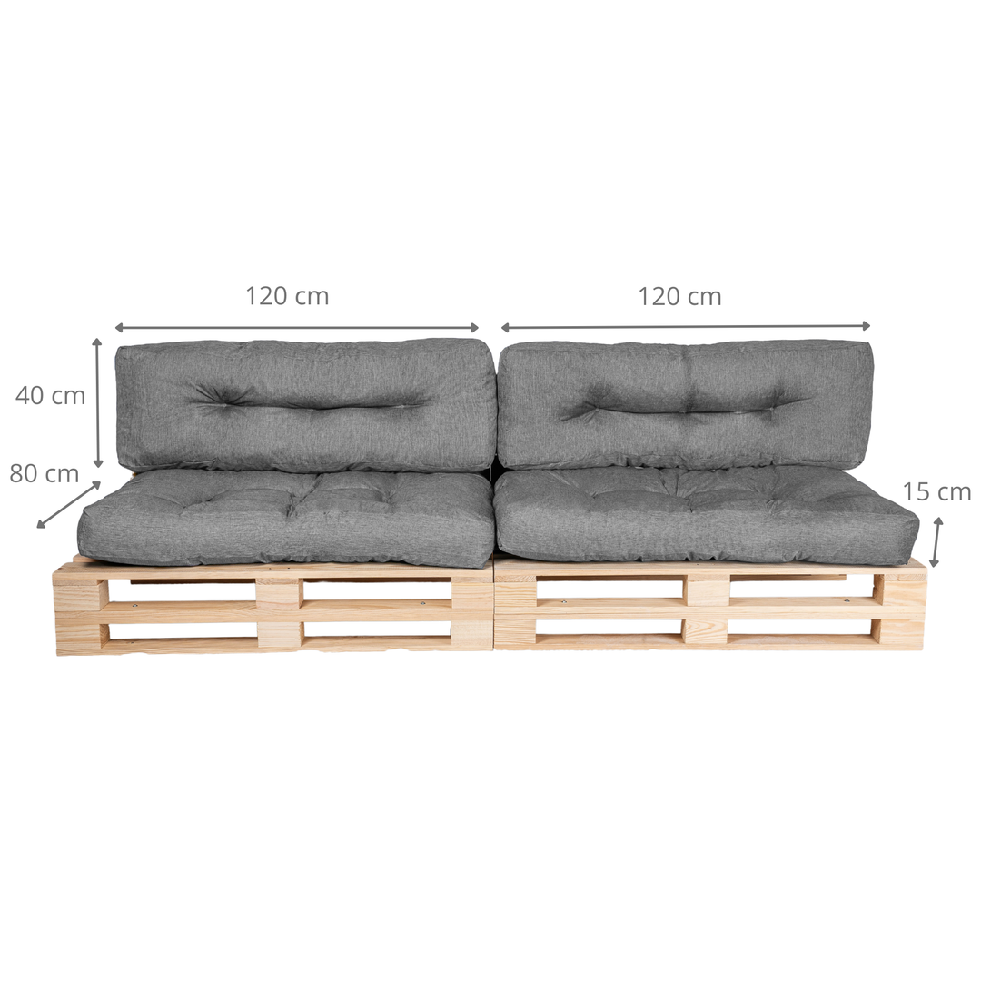 Palletkussen - SET VAN 2