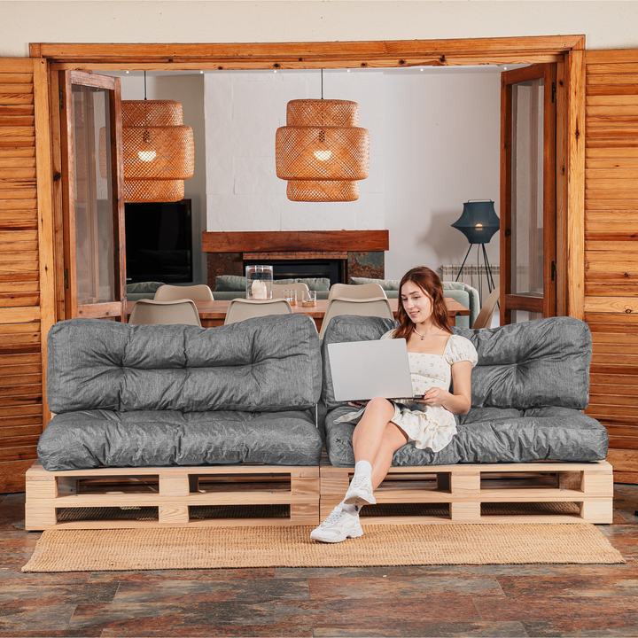 Palletkussen - SET VAN 2
