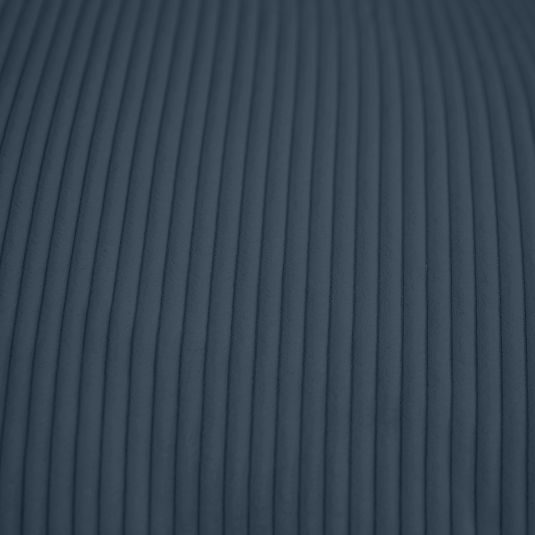 Poef van geribd fluweel met afneembare hoes - 140x180 cm