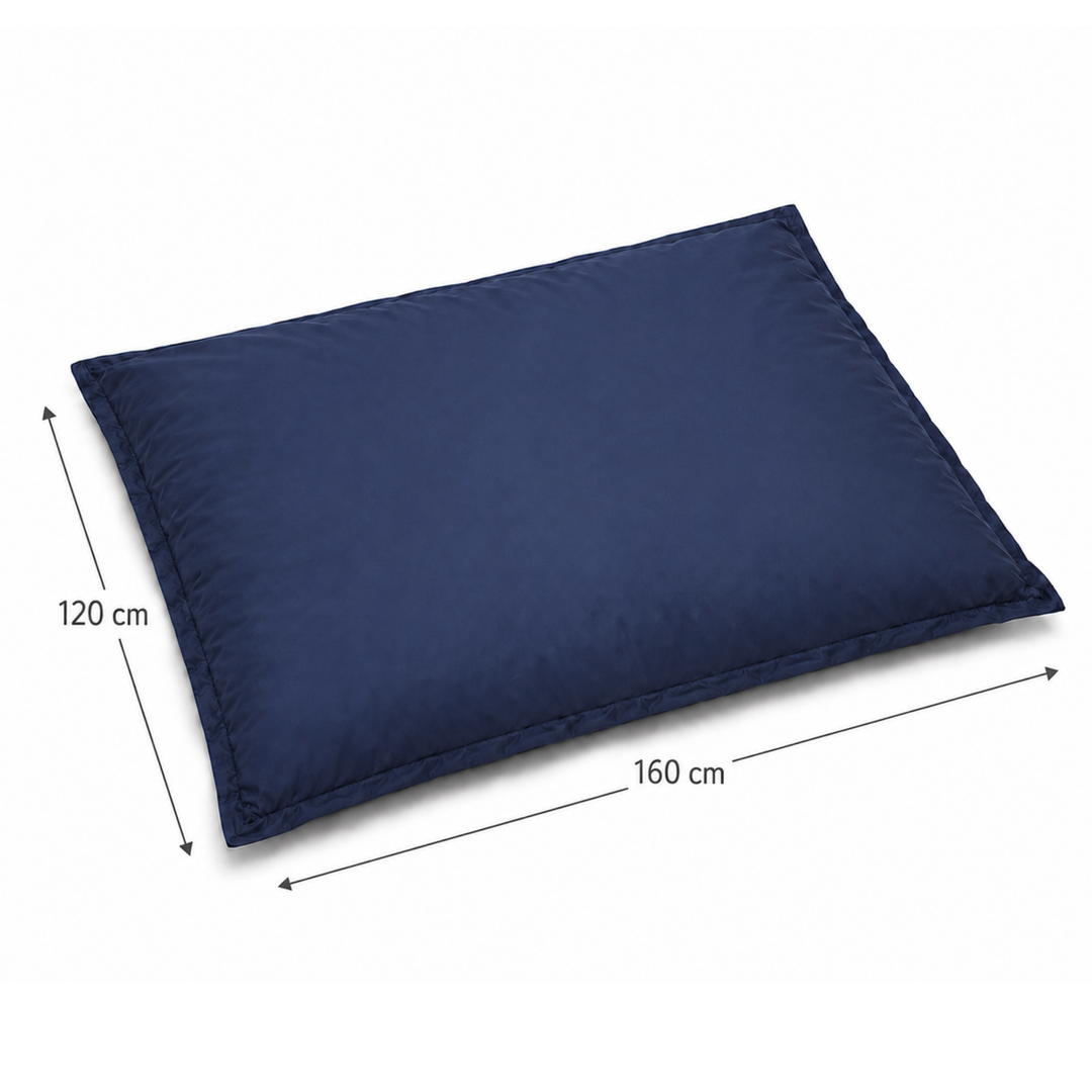 Waterafstotende Outdoor Poef Afneembare Hoes UV-bestendig - 120x160 Cm