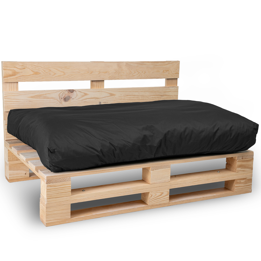 Waterafstotend palletkussen met afneembare hoes - Zitting 120x80 cm