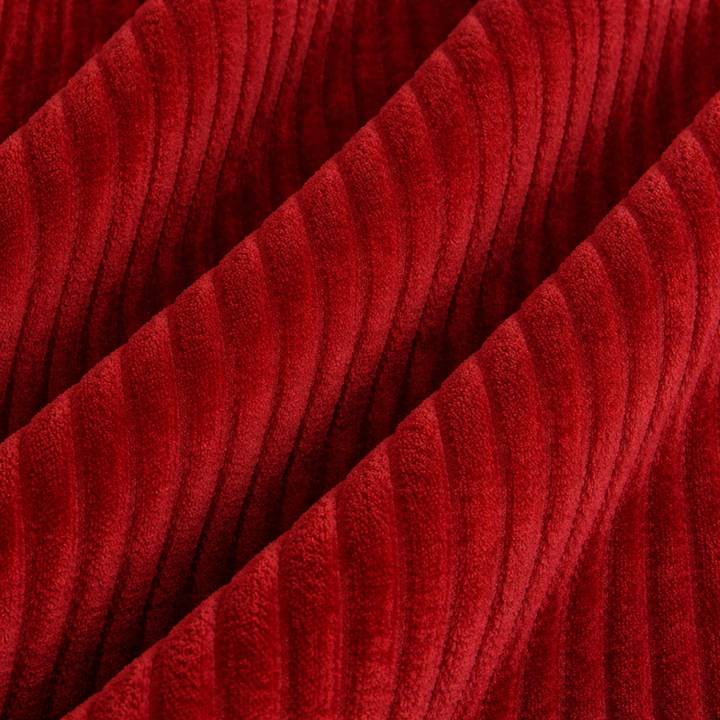 Voetensteun met afneembare hoes van corduroy - 50 x 30 cm