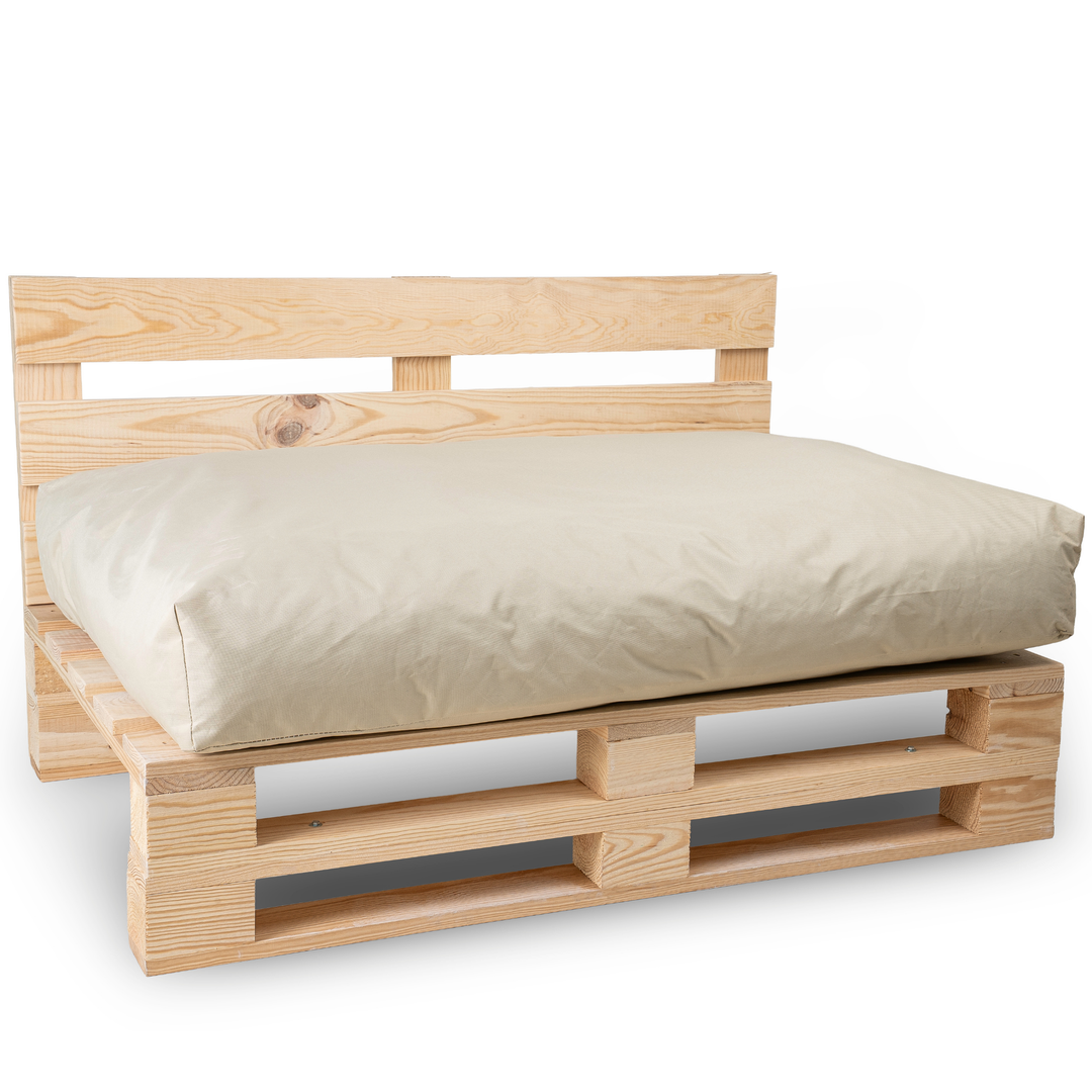 Waterafstotend palletkussen met afneembare hoes - Zitting 120x80 cm