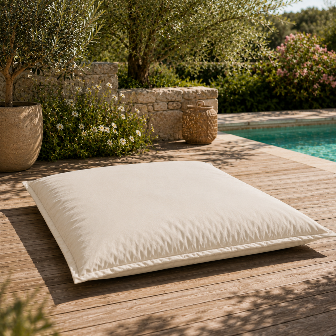 Waterafstotende Outdoor Poef Afneembare Hoes UV-bestendig - 120x160 Cm