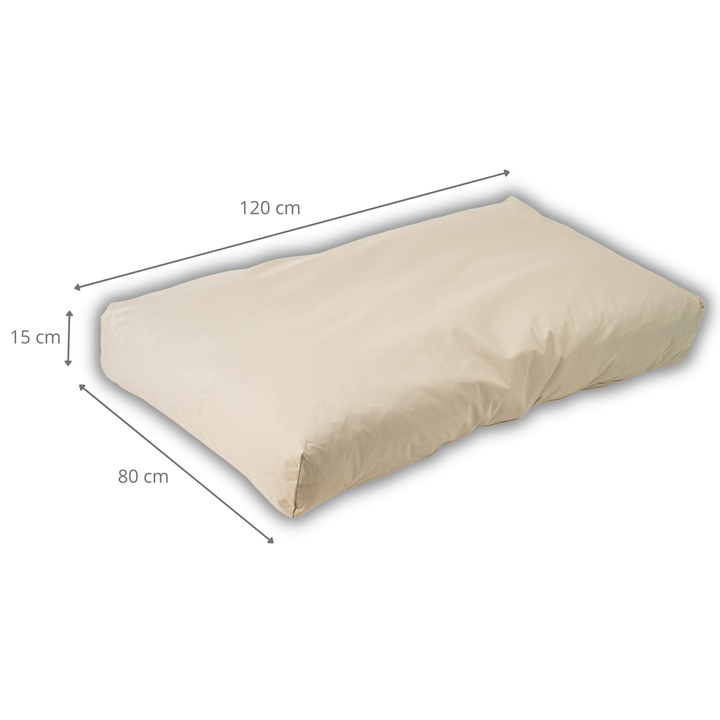 Waterafstotend palletkussen met afneembare hoes - Zitting 120x80 cm