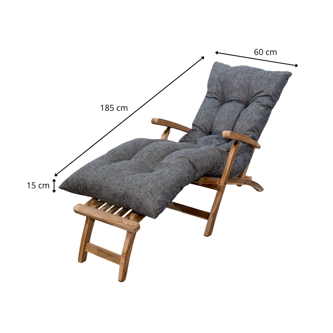 Ligbedkussen - 185x60x15 cm