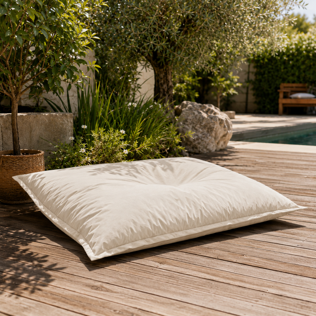 Waterafstotende Outdoor Poef Afneembare Hoes UV-bestendig - 120x160 Cm
