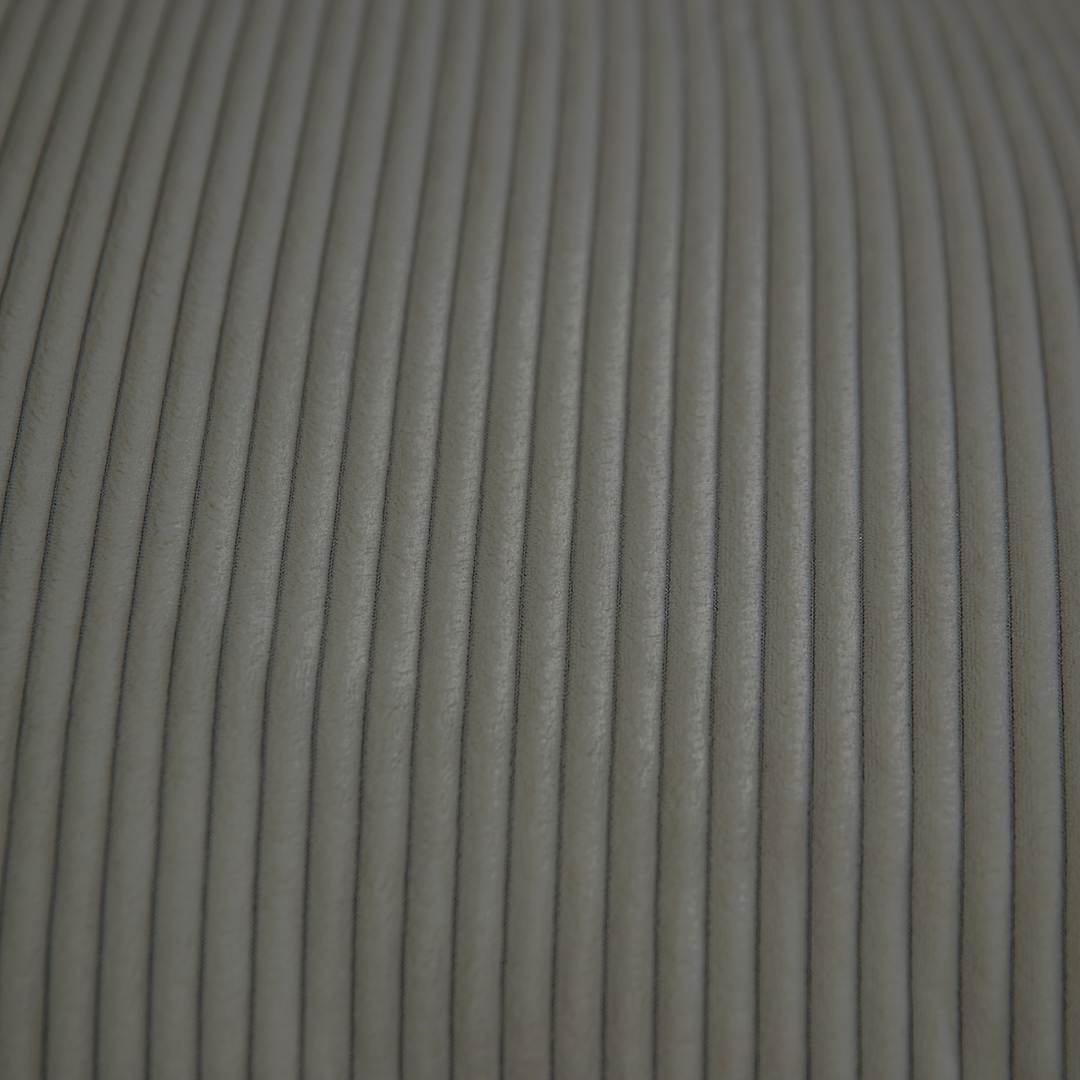 Poef van geribd fluweel met afneembare hoes - 140x180 cm