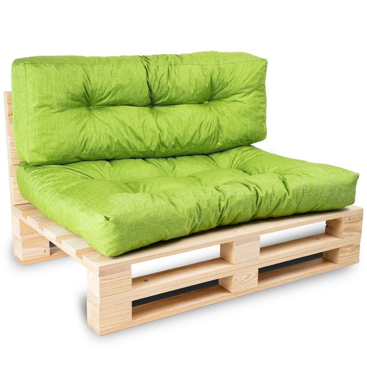 Set zit/rugkussen voor palletbank