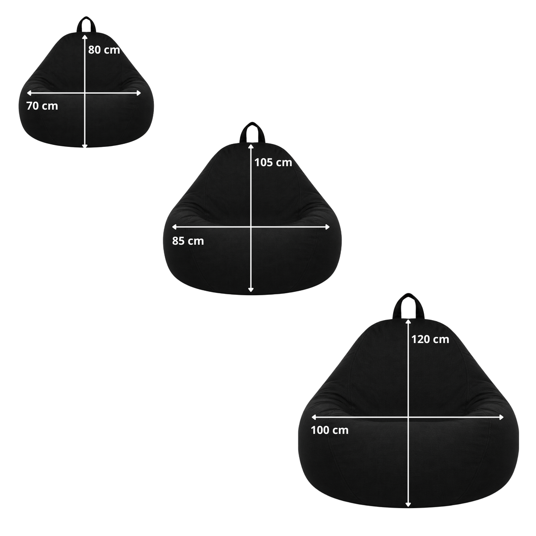 Zitzak Peer met afneembare hoes - 80x70 cm