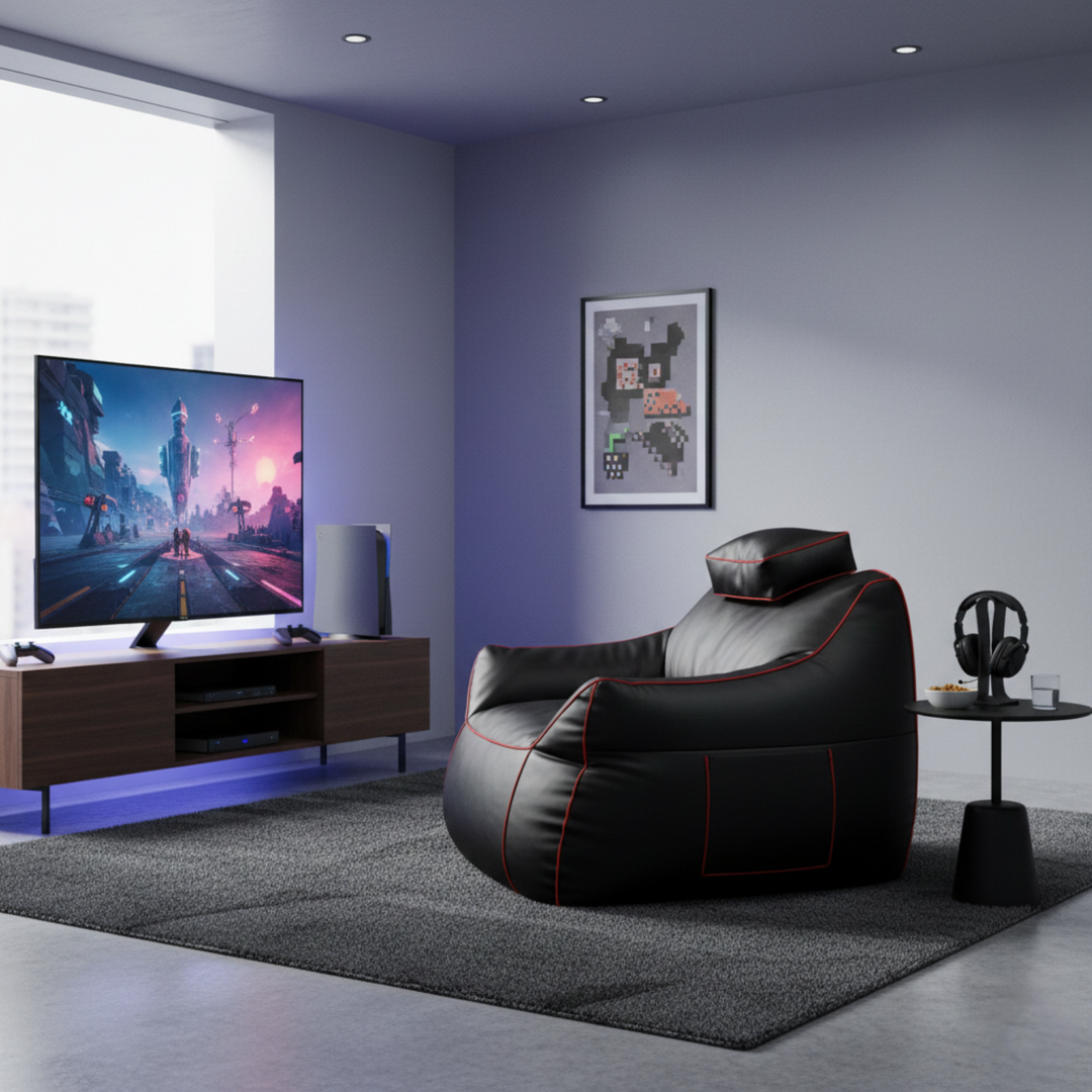 Gaming zitzak van kunstleer - 100x110 cm