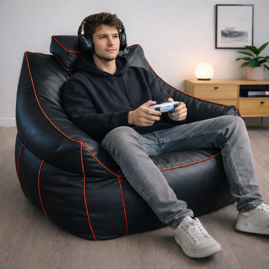 Gaming zitzak van kunstleer - 100x110 cm