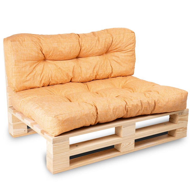 Set zit/rugkussen voor palletbank