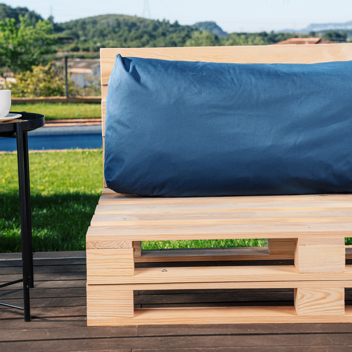 Waterdicht afritsbaar palletkussen - Rugleuning 120x40 cm