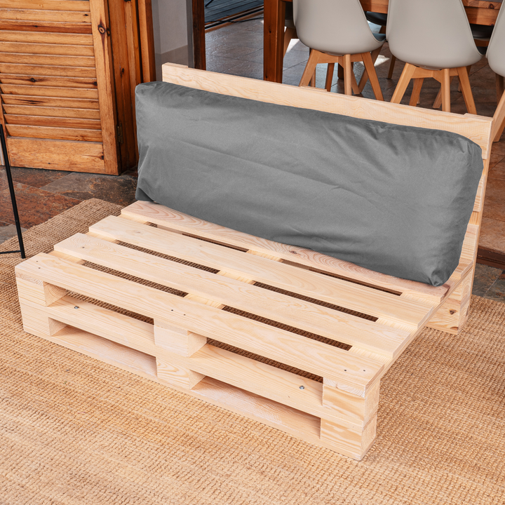 Waterdicht afritsbaar palletkussen - Rugleuning 120x40 cm