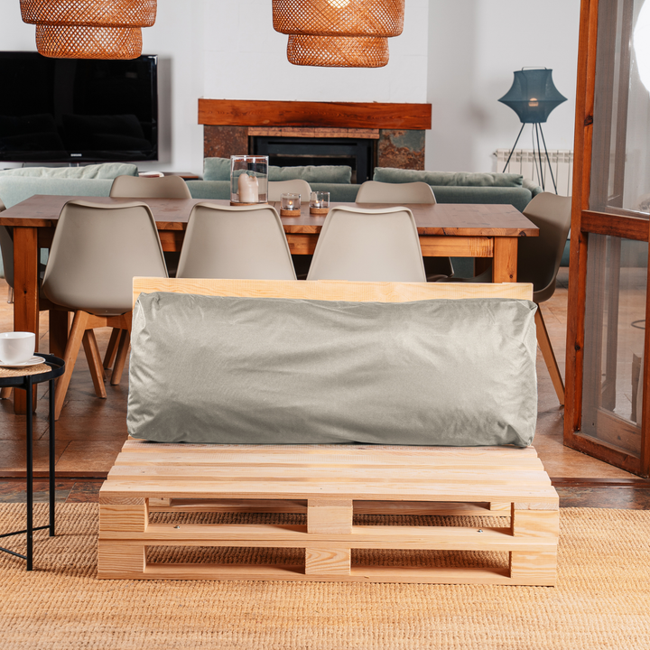 Waterdicht afritsbaar palletkussen - Rugleuning 120x40 cm