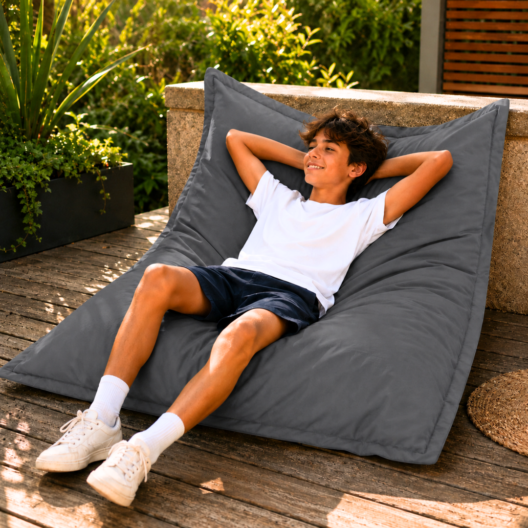 Waterafstotende Outdoor Poef Afneembare Hoes UV-bestendig - 120x160 Cm