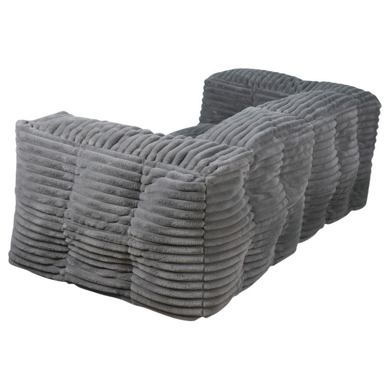 Modulaire Bank Ribfluweel - 90x180 Cm