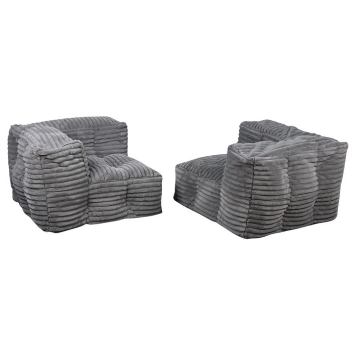 Modulaire Bank Ribfluweel - 90x180 Cm