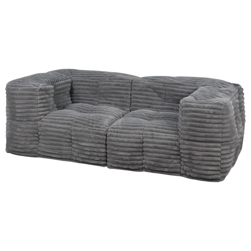 Modulaire Bank Ribfluweel - 90x180 Cm