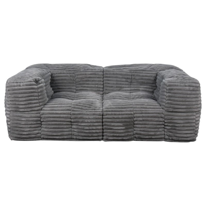 Modulaire Bank Ribfluweel - 90x180 Cm