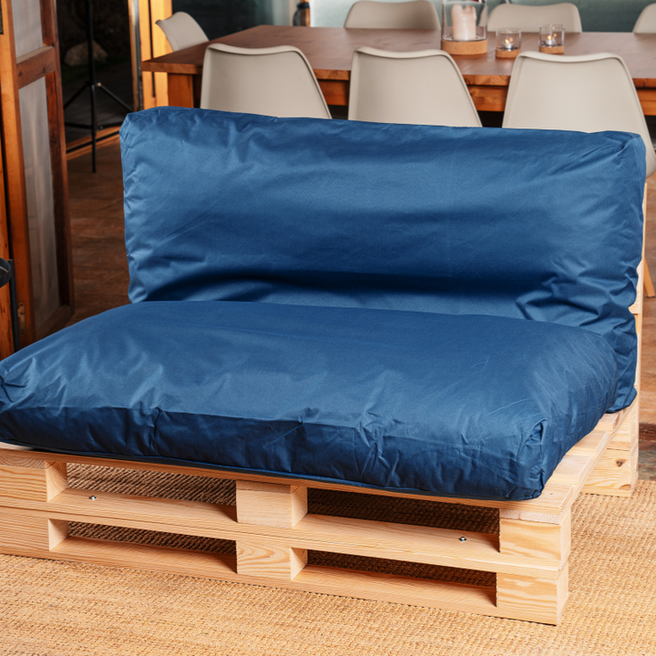 Waterafstotend palletkussen met afneembare hoes - 120x60 cm