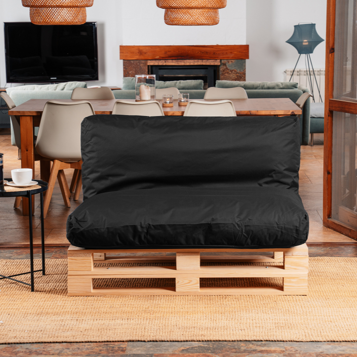 Afneembare hoes voor palletkussen - 120 x 60 cm