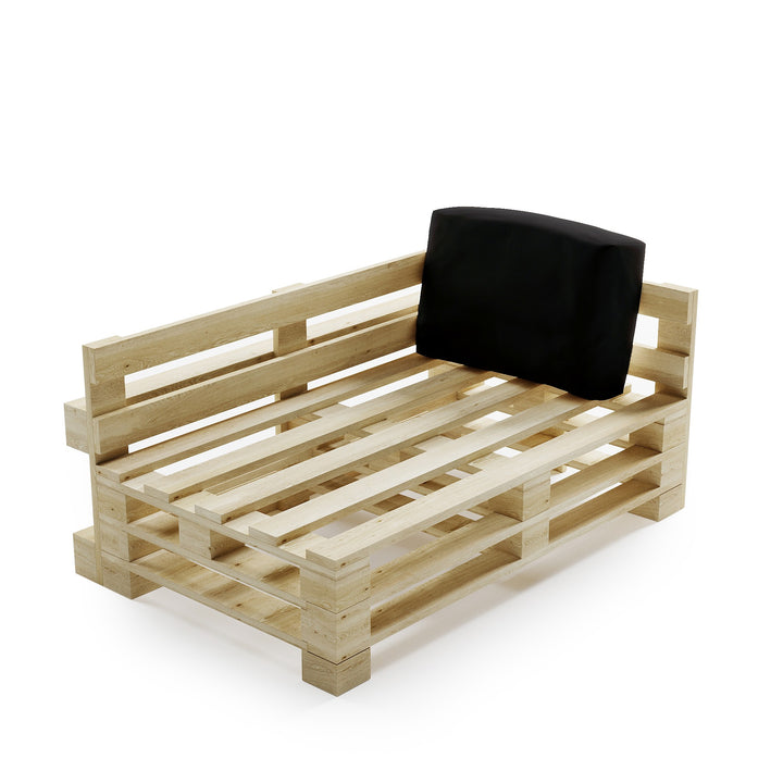 Afneembare kussenhoes voor pallet - Hoek 60 x 40 cm