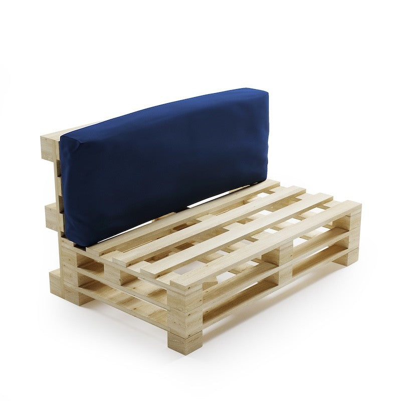 Afneembare kussenhoes voor palletbank - Rugkussen 120 X 40 Cm